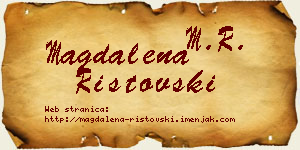 Magdalena Ristovski vizit kartica